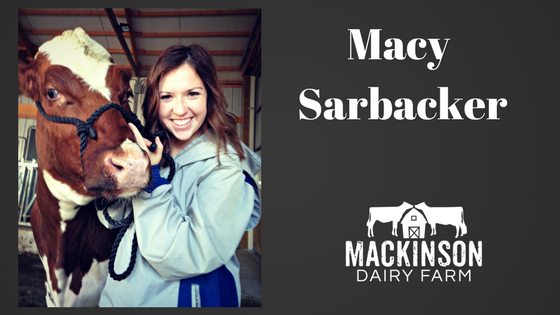 30 Days of Dairy: Macy Sarbacker from Wisconsin!