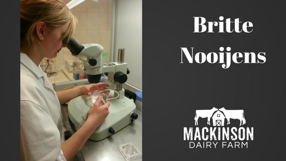 Women in Dairy: Britte Nooijens from the Netherlands!