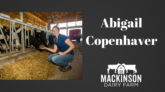Women in Dairy: Abigail Copenhaver from New York.