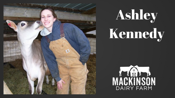 Women in Dairy: Ashley Kennedy from Michigan.