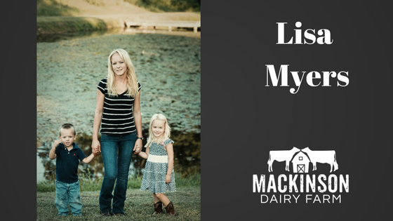 Women in Dairy: Lisa Myers from Maryland. 