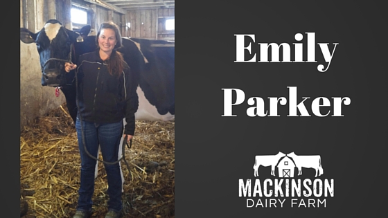 Women in Dairy: Emily Parker from Janesville, Wisconsin.