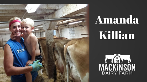 Women in Dairy: Amanda Killian of Dirt Road Holsteins