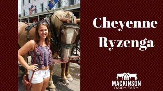 Women in Dairy: Cheyenne Ryzenga from Richland, Michigan